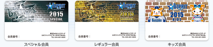 横浜DeNAベイスターズ公式ファンクラブ「B☆SPIRIT友の会」の会員証
