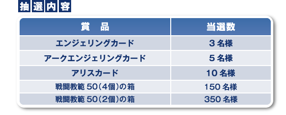 抽選内容